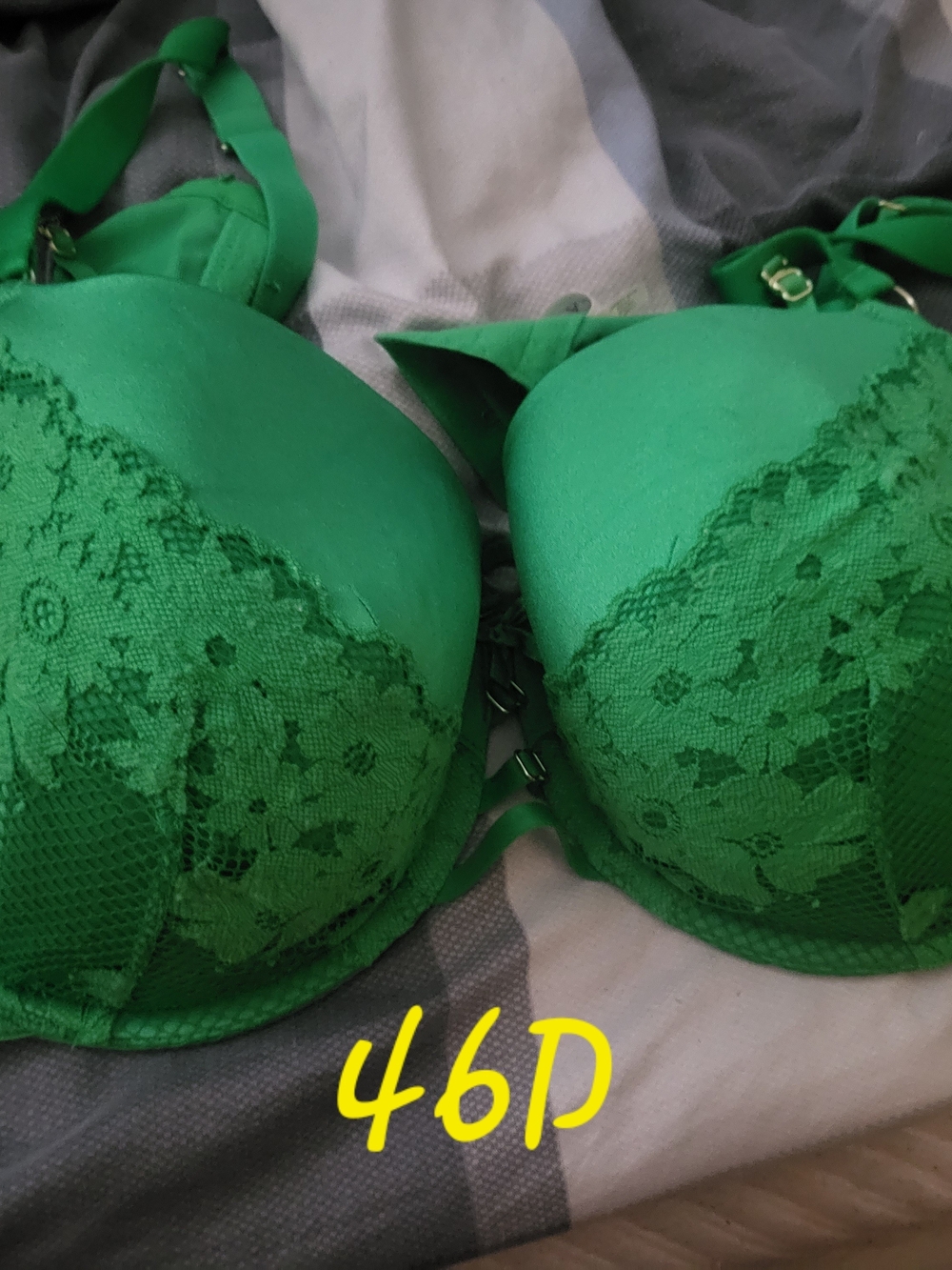 Lane Bryant Emerald Lace Push-Up Bra